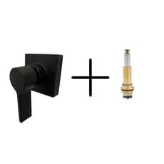 Acabamento Registro Banheiro C-70 ABS Black Padrao Deca 1/2 3/4+Reparo Registro de Pressao 1416 Cabeçote para Chuveiro