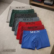 Kit 5/12 Cuecas Box Masculina Adulto Boxer Lisa MicroFibra Premium Confortavel