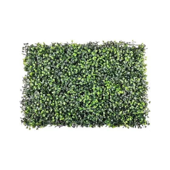 Placa Grama Artificial de Buchinho Premium Jardim Vertical Muro Inglês Decoração Parede 40x60cm C/ 1 Placa
