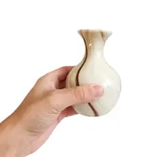 UNIDADE Vaso de Cerâmica Marmorizado Cachepot para Arranjo, Flores, Plantas e Decoração