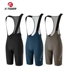 Powerband Shorts De Ciclismo Masculino 120 Alta Densidade Acolchoado Profissional Bib Calças MTB Bicicleta Estrada Longa