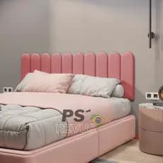 Kit Cabeceira  Estofada Para Cama Box 45x20cm Nuvem - Todos os Tamanhos
