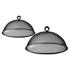 Kit 2 Telas Protetora de Metal Preto Cobre Alimentos Bolo 30cm