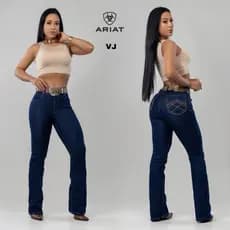 Calça Feminina Country Americana Rodeio Vaquejada Reforçada