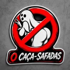 Adesivo O Caça Safadas 10cm Vinil a prova dagua para carro moto Baú Modelo exclusivo
