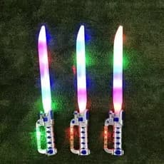 Espada de Brinquedo C/ Som E Luz Laser 53Cm  Dia Das Crianças
