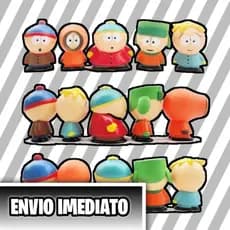 kit 5 bonecos south park action figure 6cm
