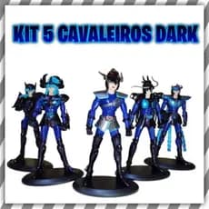 5 BONECOS CAVALEIROS DO ZODÍACO SAINT SEIYA