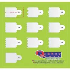 Kit 10 mini espatulas para bolo 10x6cm espátulas para alisar Bolo de Acrílico decorativas para bolo