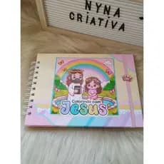 livro de colorir colorindo com Jesus