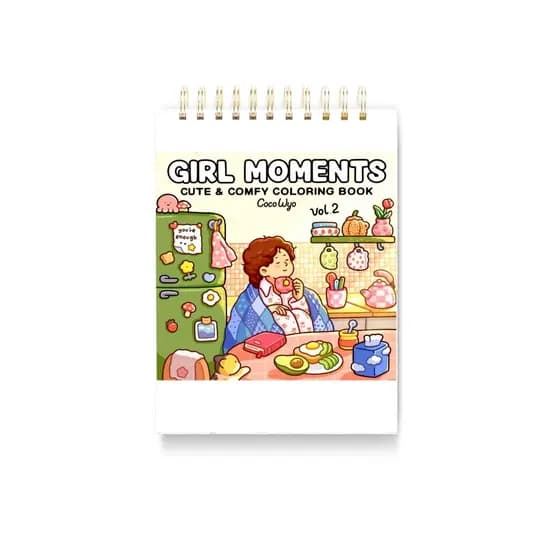 Livro de colorir Girl Moments volume 2 - Desenhos para colorir