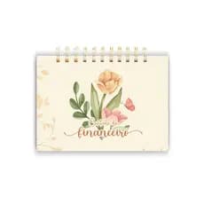 Mini Agenda Caderno para Controle financeiro