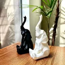 Elefante Decorativo Minimalista Estatueta Design Moderno Sorte