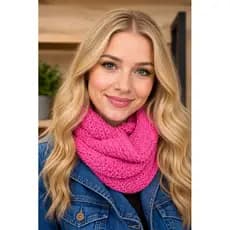 Gola Tricot Cachecol Duas Voltas Acessórios Macio Lã quentinho Inverno BRASIL
