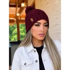 Touca Gorro AVULSA Acessório de lã Boina Feminino Masculino Inverno POMPOM
