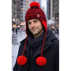 GORRO PERUANO TRICOT LÃ TOUCA MASCULINA /FEMININO