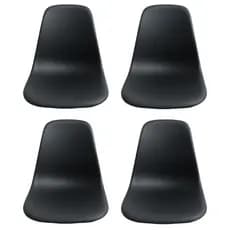 Kit C/4 Banco Para Assento Da Cadeira Charles Eames Eiffel