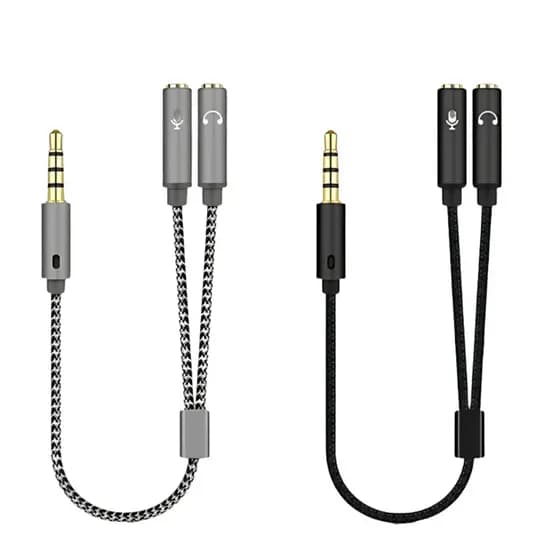 Adaptador P2/P3 Fone E Microfone Xbox One Ps4 Notebook Celular