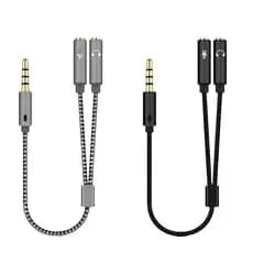 Adaptador P2/P3 Fone E Microfone Xbox One Ps4 Notebook Celular