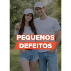 Boné Adulto Básico Unissex Ajustável Pequenos Defeitos Promoção