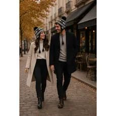 Touca Peruana Gorro de Lã Flanelado Unissex Inverno Quentinha Adulto Estilo Andina Pompom