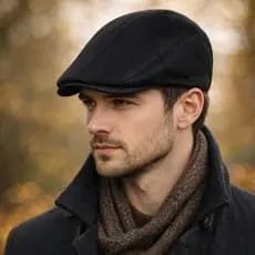Boina Italiana Peaky Blinders Clássica Unissex Vintage Retrô Masculina Feminina Ajustável Estilo Europeu