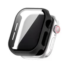 Case Capa Vidro Preto Compatível com Apple Watch
