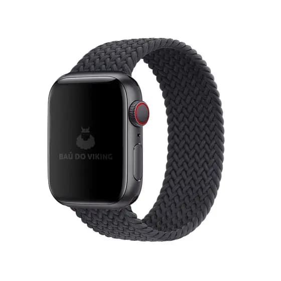 Pulseira Loop Solo Trançada Meia Noite Compatível Com Apple Watch - NÃO É UM RELÓGIO