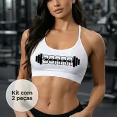 2Top Fitness Feminino Academia sem Bojo Topeer  Esportivo Nadador Musculação Treino Suplex