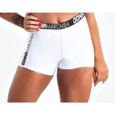 Short Curto Feminino Academia Treino Musculação Suplex Bermuda legging Zero Transparência