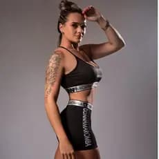 Kit 3 Short Feminino Fitness  Zero Transparência Musculação Treinos Esportes