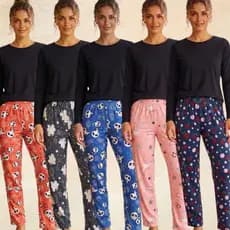 Pijama Longo Meia Estação Feminino