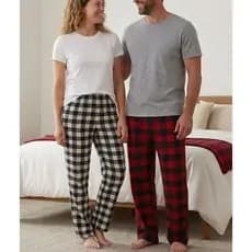 Calça FINA POLIESTER Meia Estação de Dormir Feminina