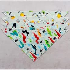 KIT 4 BABADOR - Bandana Triângulo Algodão Ajustável Alta Qualidade. ENVIO IMEDIATO.