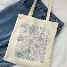 Bolsa Ecológica Ecobag  "CONCHA" - 100% algodão