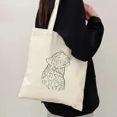 Bolsa Ecológica Ecobag "ONÇA" - 100% algodão