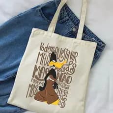 Bolsa Ecologica Ecobag "PODEM QUESTIONAR MEUS METODOS - PATOLINO" 100% algodão
