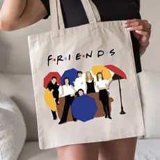 Bolsa Ecologica Ecobag "FRIENDS" 100% algodão
