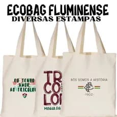 Ecobag Bolsa Fluminense - 100% algodão