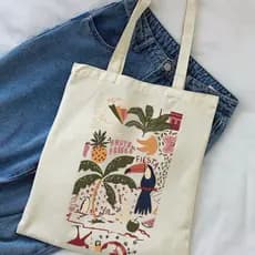 Bolsa Ecologica Ecobag  "FIESTA" - 100% algodão.