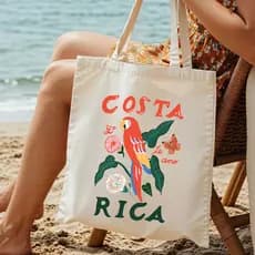 Ecobag Ecológica "Costa Rica" - 100% algodão