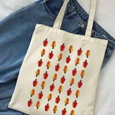Bolsa Ecológica Ecobag "MADE IN BRAZIL"- 100% algodão