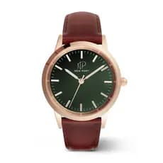Relógio de Luxo Masculino Couro Marrom Casual New Port 40mm
