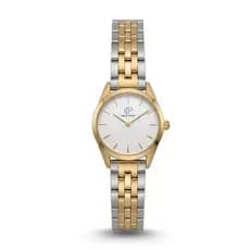 Relógio Feminino Bicolor Elegante Delicado Pequeno New Port