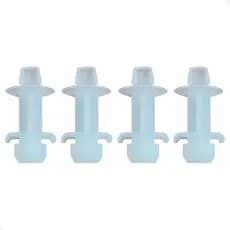 Kit 4 Suportes Presilha Evaporador Curto Electrolux Rde38