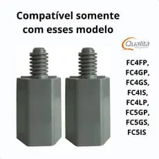 Kit 2 Pés Niveladores Fogão  Electrolux Continental Fc4gp Fc5gs Fc4lp Original