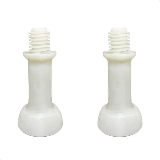Kit 2 Pés Niveladores Traseiros Fogão Fc4vb Fc5cb Electrolux Original