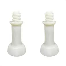 Kit 2 Pés Niveladores Traseiros Fogão Fc4vb Fc5cb Electrolux Original