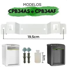 Suporte De Parede Purificador Consul Cpb34as Cpb34af + Parafusos e Apoio