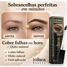 Henna Indiana para sobrancelhas Pronta para uso